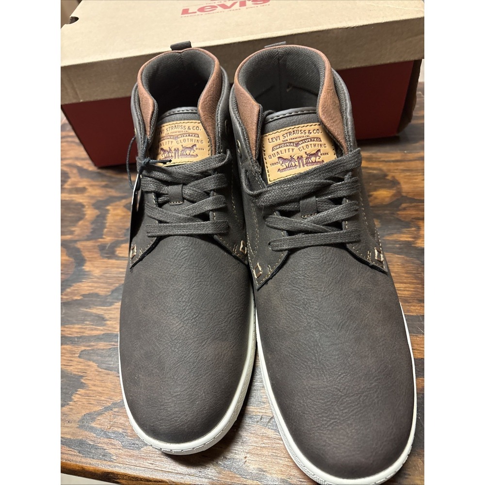 Levi's Ethan‎ Denim II Black/Tan Men's 10 with box and tags